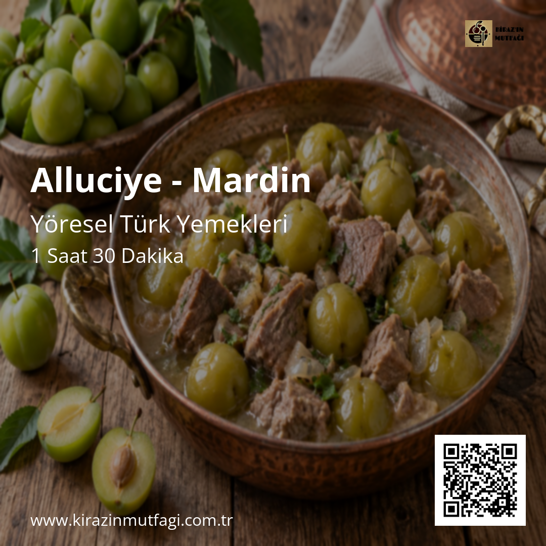 Alluciye - Mardin - Instagram Tarif Kartı