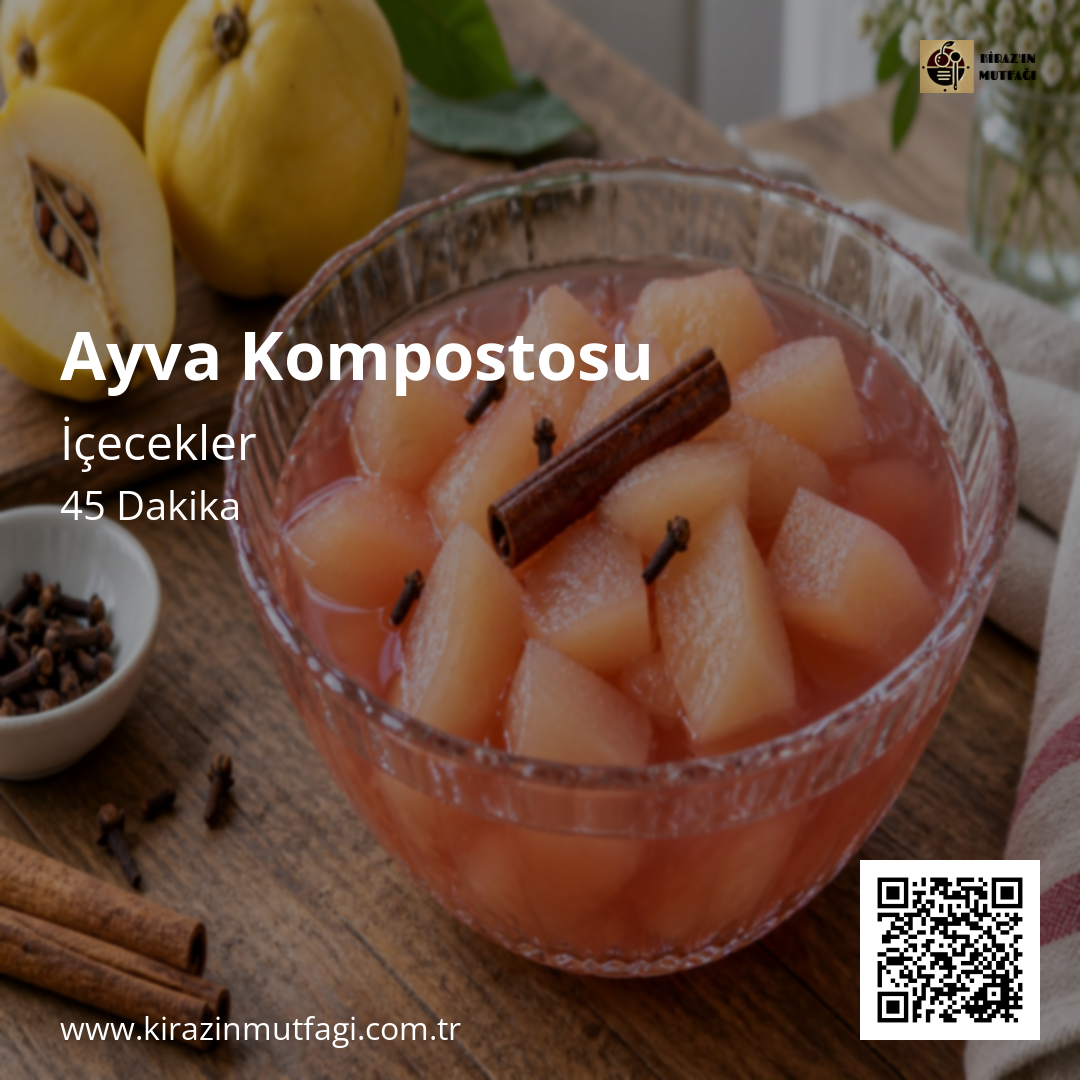 Ayva Kompostosu - Instagram Tarif Kartı