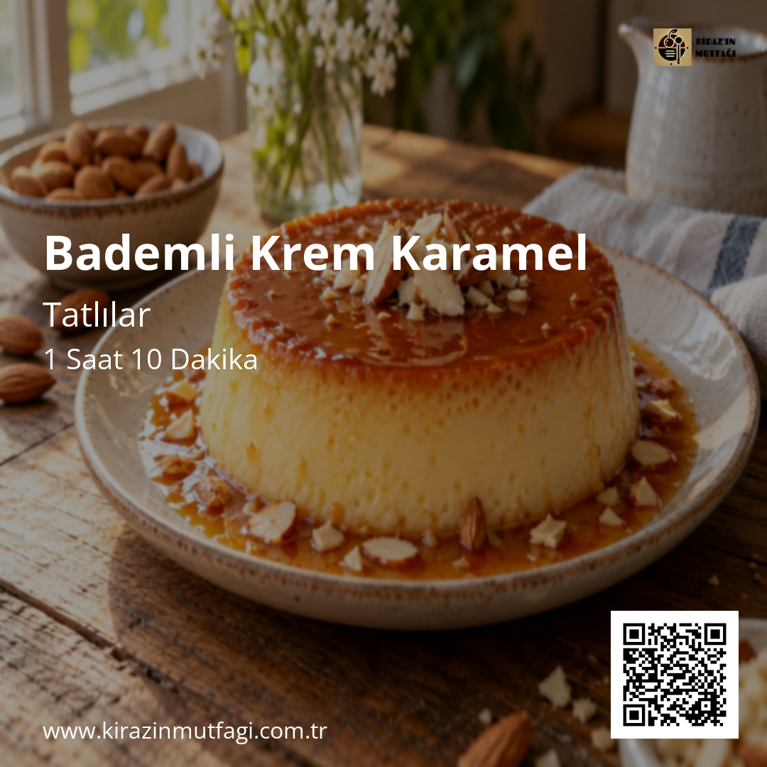 Bademli Krem Karamel Instagram tarif kartı