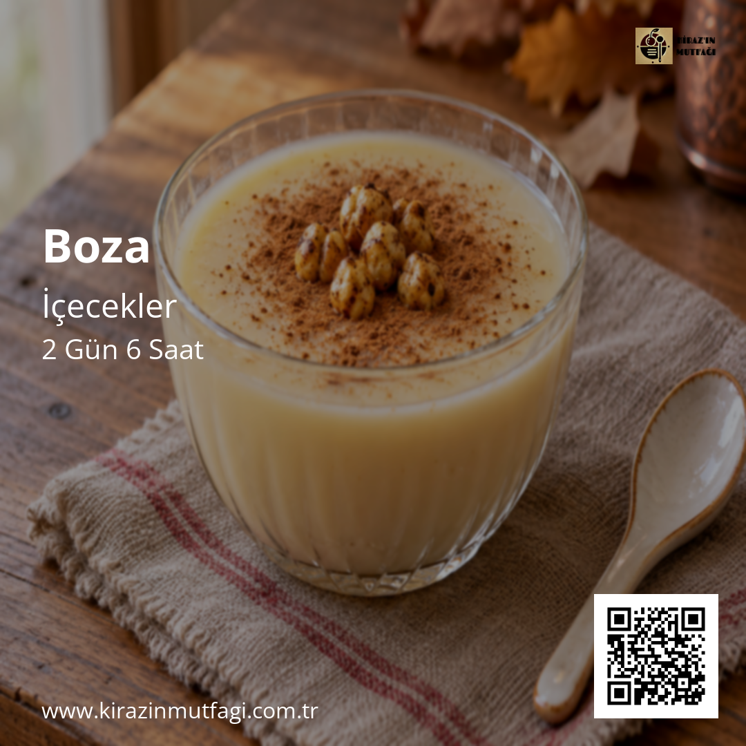 Boza Instagram tarif kartı