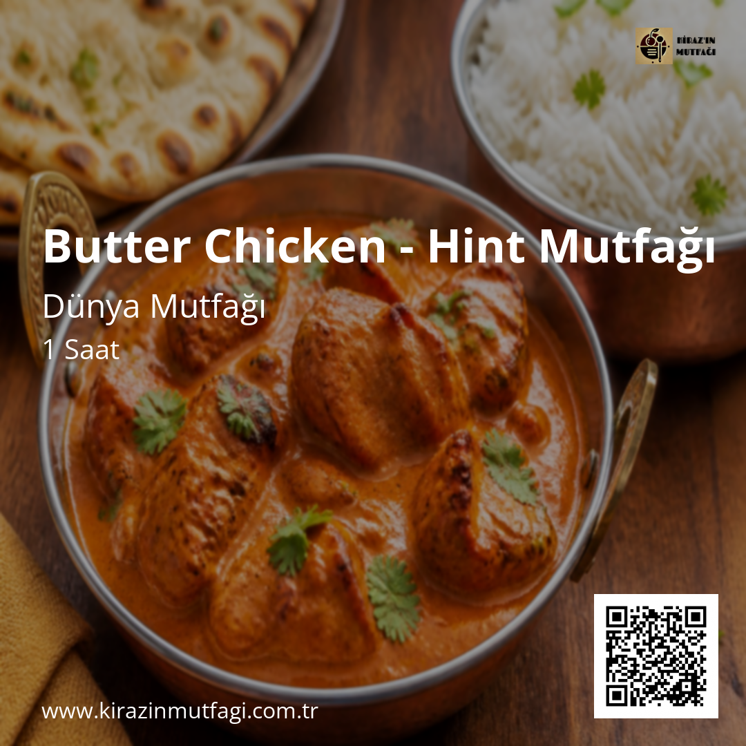 Butter Chicken - Hint Mutfağı - Instagram Tarif Kartı