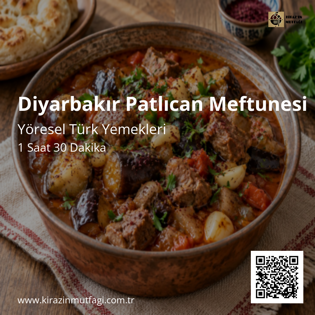 Diyarbakır Patlıcan Meftunesi Instagram tarif kartı