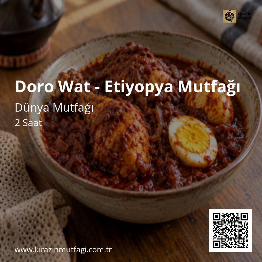 Doro Wat - Etiyopya Mutfağı Instagram tarif kartı