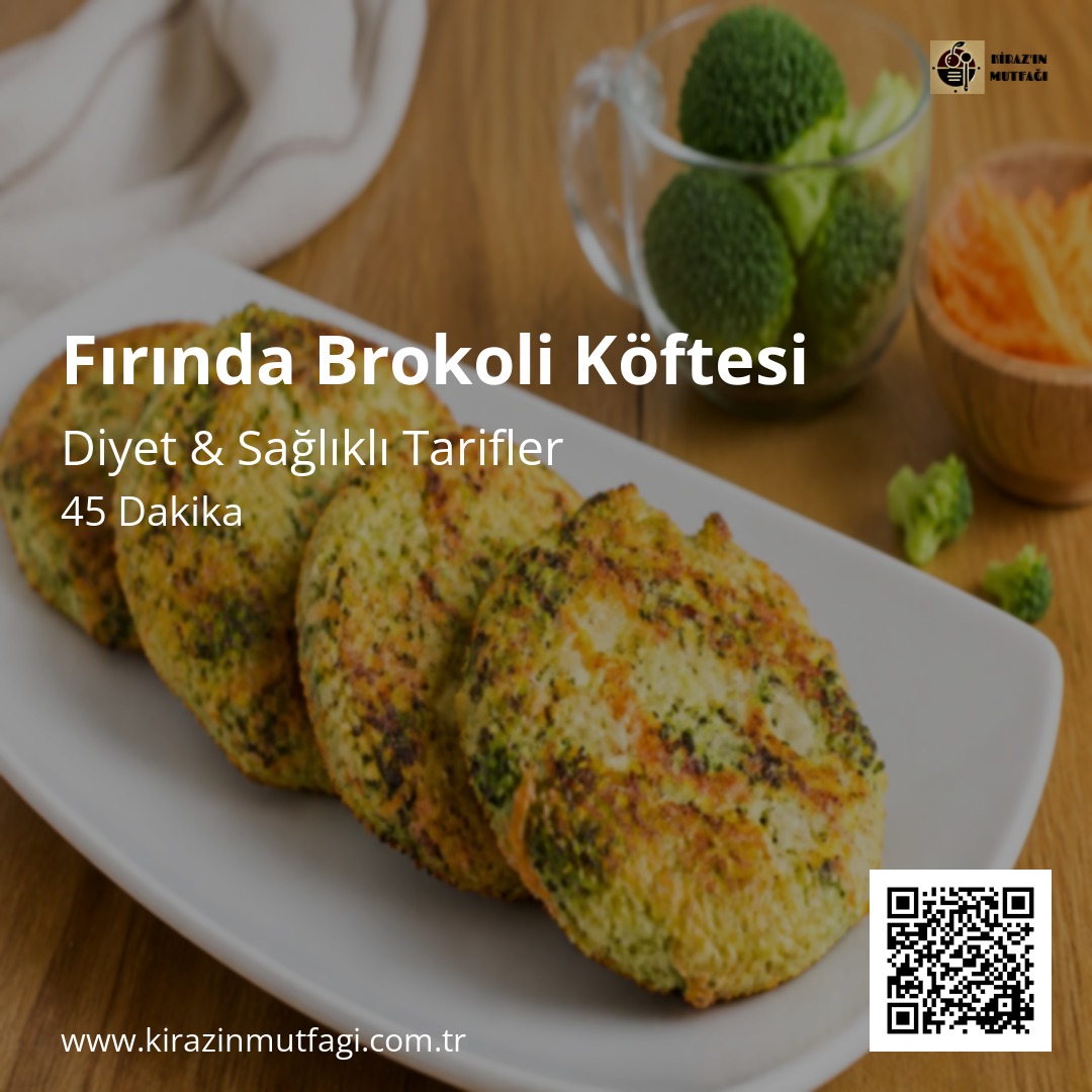 Fırında Brokoli Köftesi - Instagram Tarif Kartı