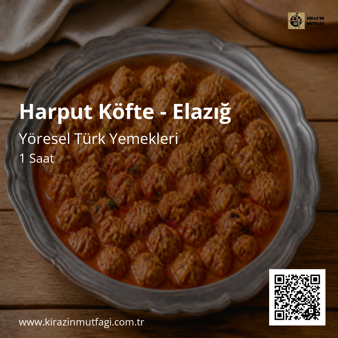 Harput Köfte - Elazığ - Instagram Tarif Kartı
