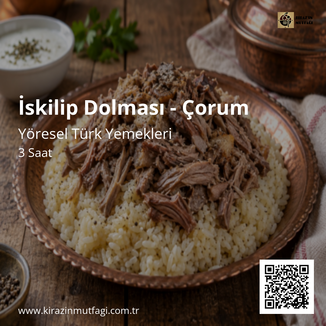 İskilip Dolması - Çorum - Instagram Tarif Kartı