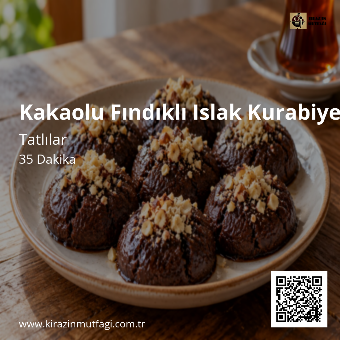 Kakaolu Fındıklı Islak Kurabiye Instagram tarif kartı