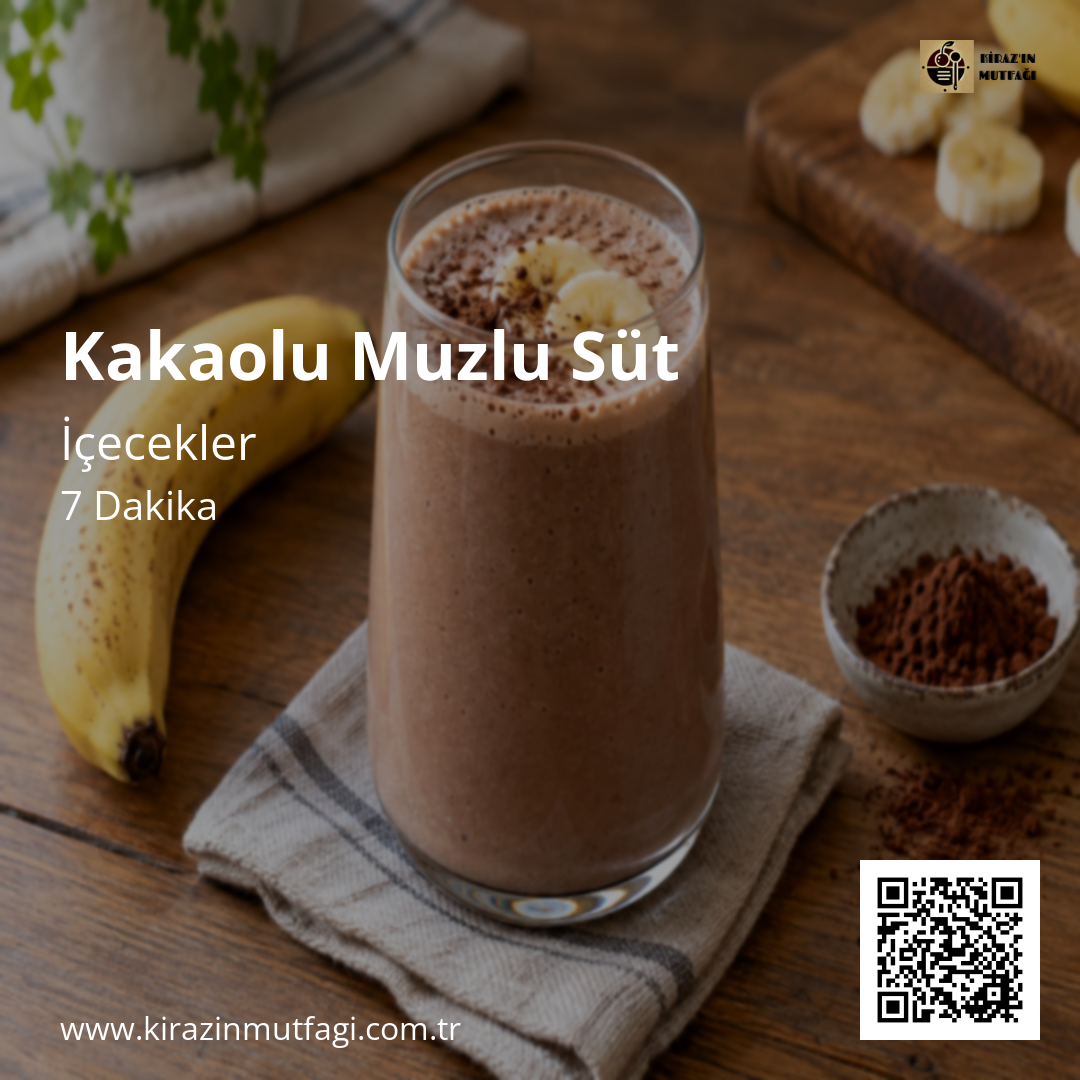 Kakaolu Muzlu Süt Instagram tarif kartı
