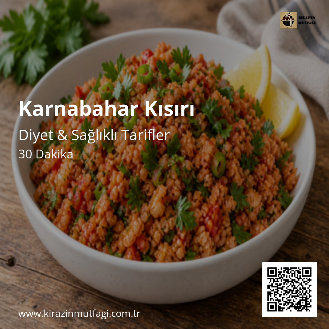 Karnabahar Kısırı - Instagram Tarif Kartı