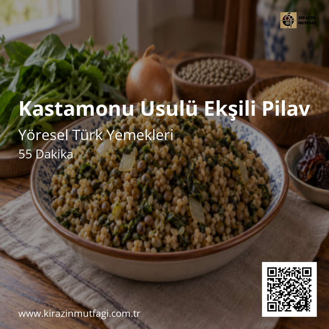 Kastamonu Usulü Ekşili Pilav Instagram tarif kartı