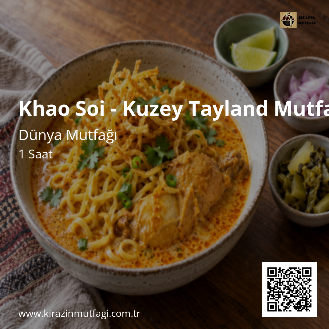 Khao Soi - Kuzey Tayland Mutfağı Instagram tarif kartı
