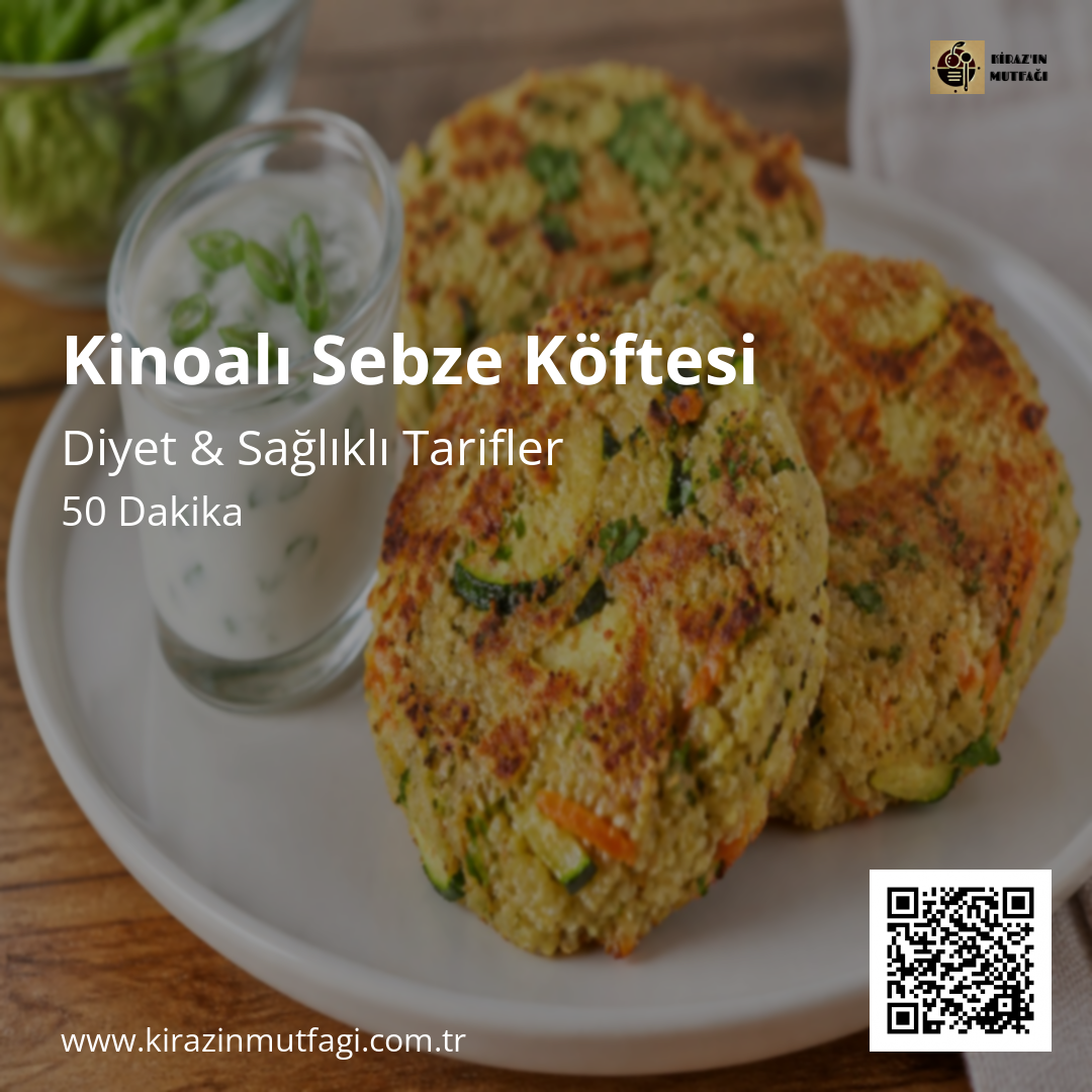 Kinoalı Sebze Köftesi - Instagram Tarif Kartı