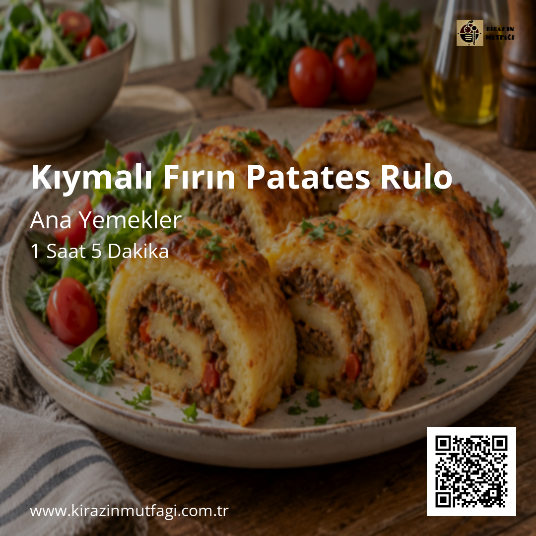 Kıymalı Fırın Patates Rulo Instagram tarif kartı