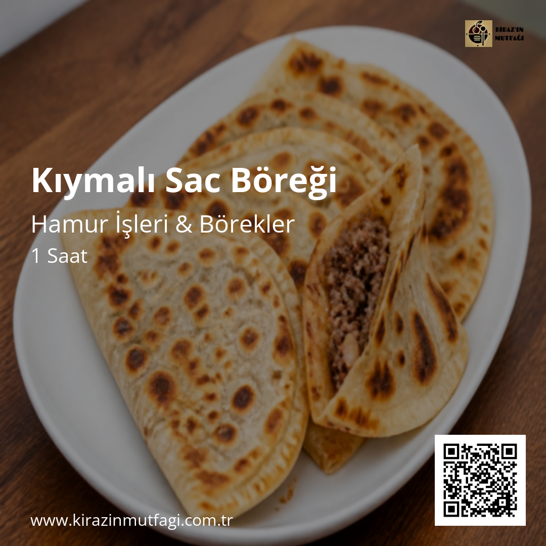 Kıymalı Sac Böreği - Instagram Tarif Kartı