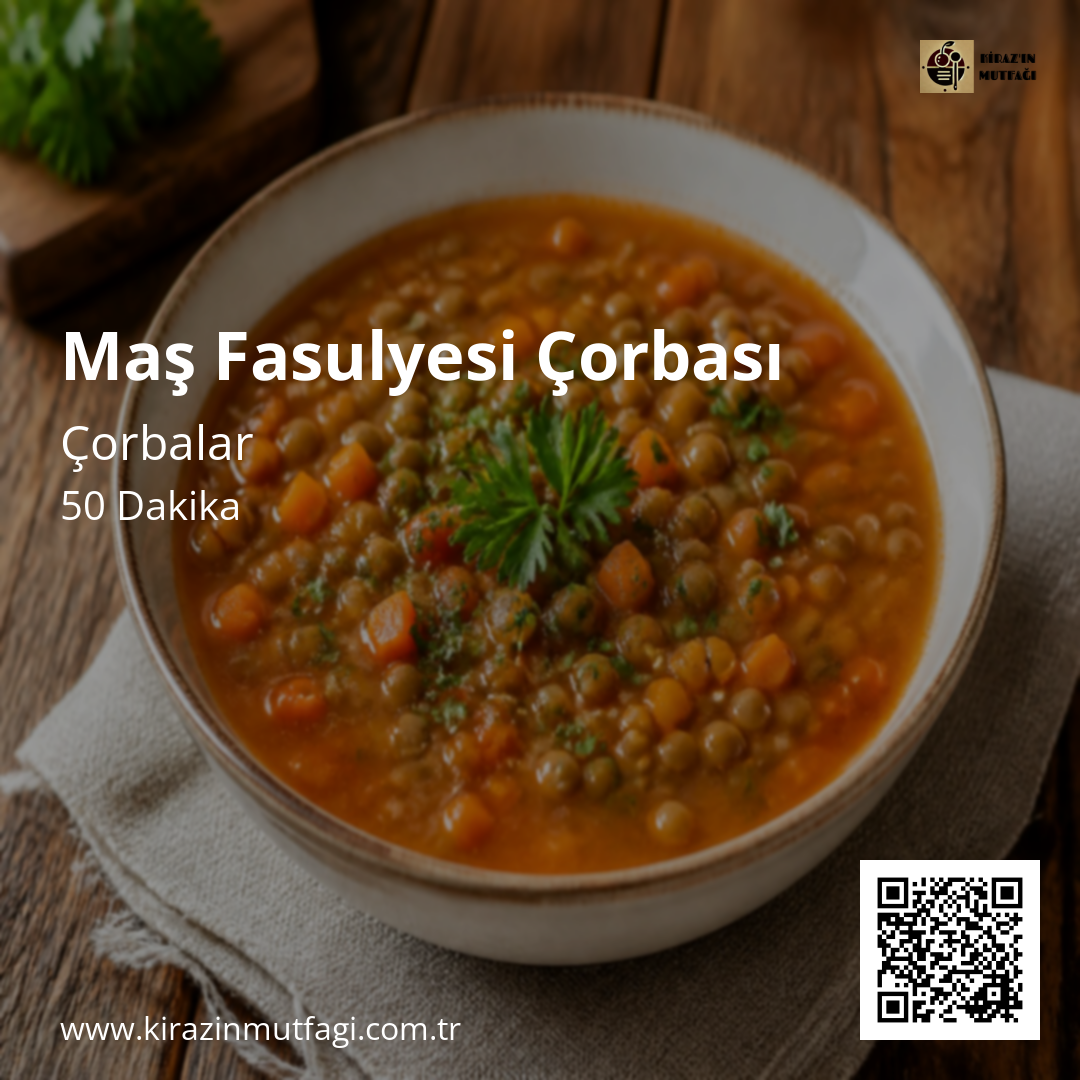 Maş Fasulyesi Çorbası - Instagram Tarif Kartı