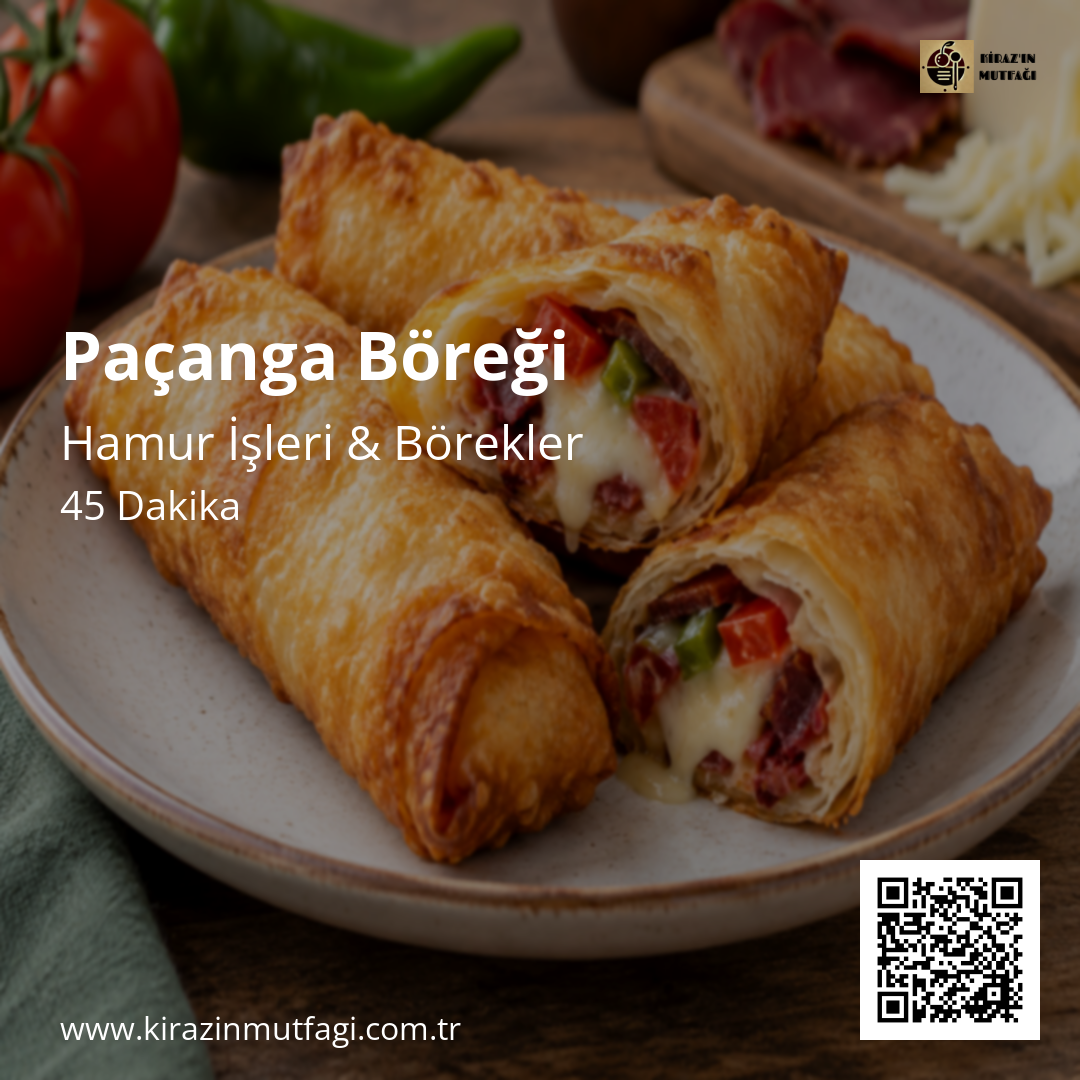 Paçanga Böreği Instagram tarif kartı