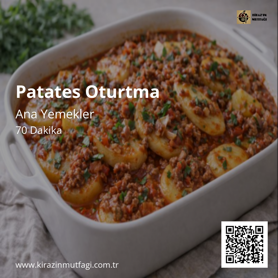 Patates Oturtma - Instagram Tarif Kartı