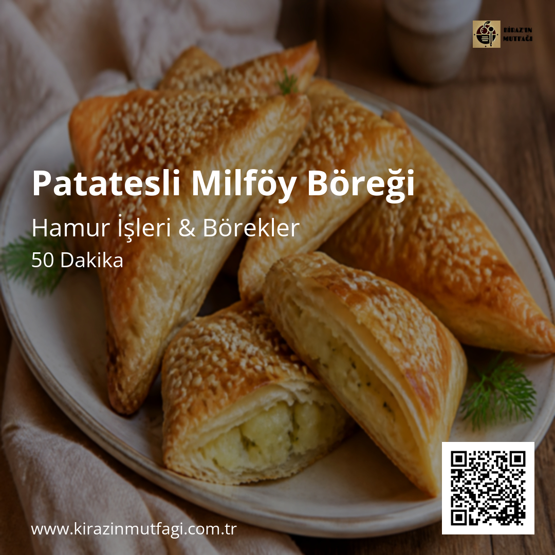 Patatesli Milföy Böreği - Instagram Tarif Kartı