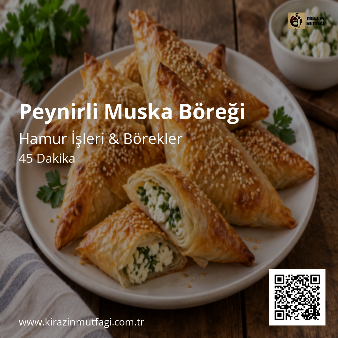 Peynirli Muska Böreği - Instagram Tarif Kartı