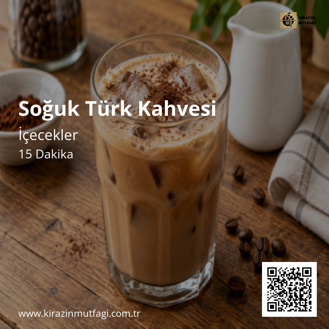 Soğuk Türk Kahvesi - Instagram Tarif Kartı