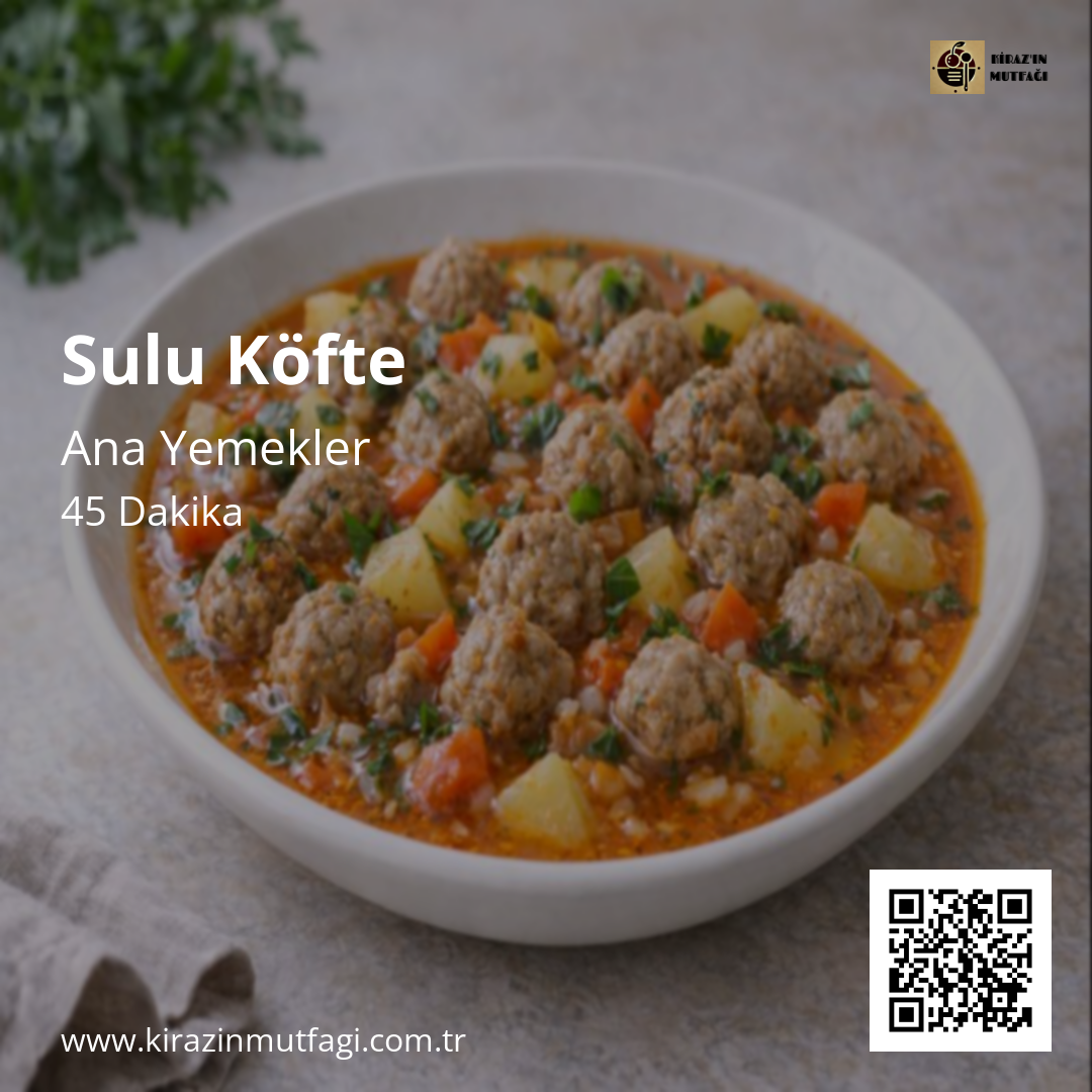 Sulu Köfte - Instagram Tarif Kartı