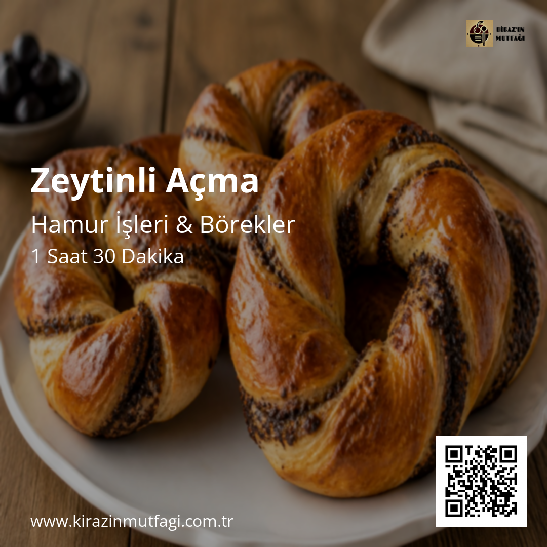 Zeytinli Açma - Instagram Tarif Kartı