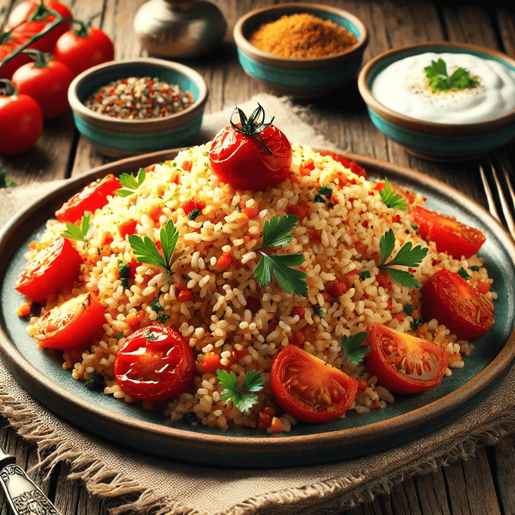 Domatesli Bulgur Pilavı