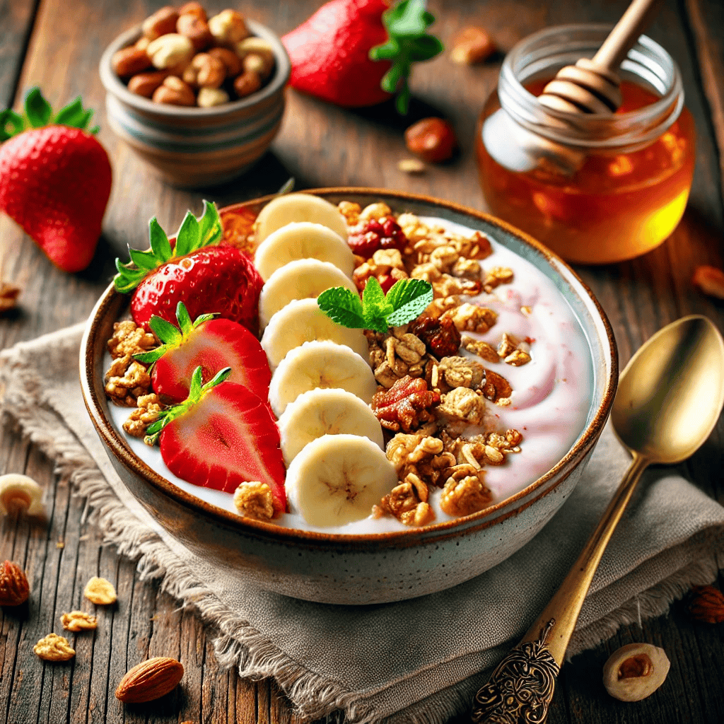 Yoğurtlu Granola Kasesi