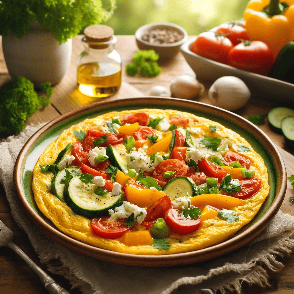 Sebzeli Omlet