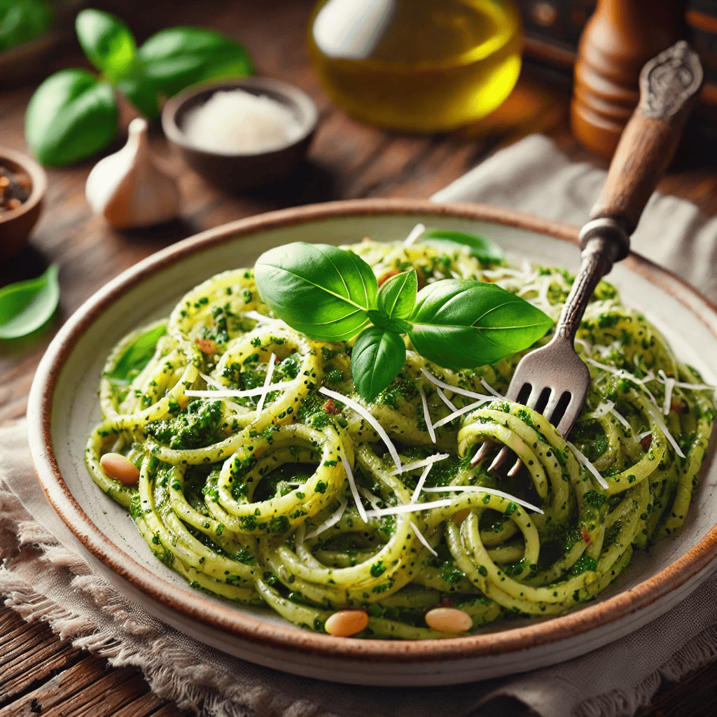 Pesto Soslu Makarna