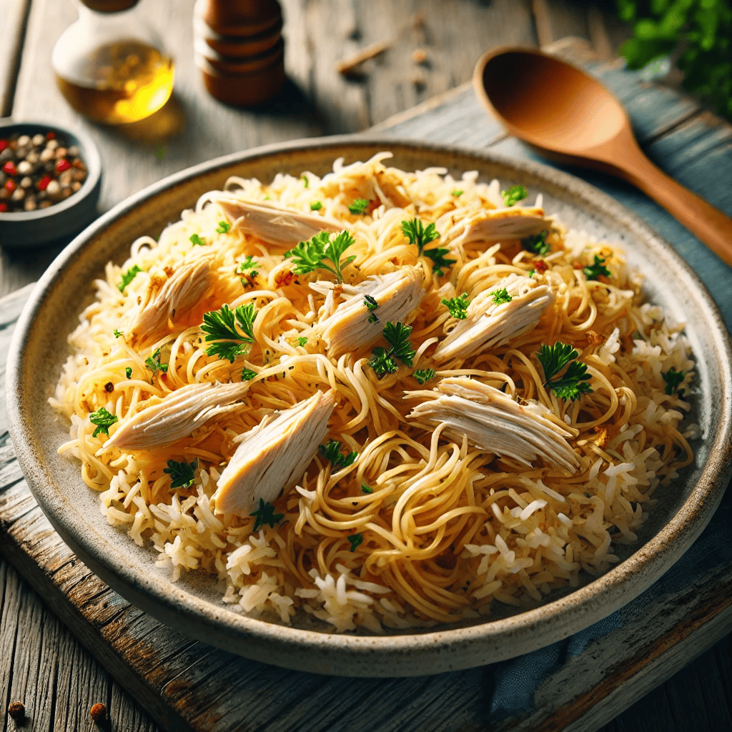 Tavuklu Şehriye Pilavı