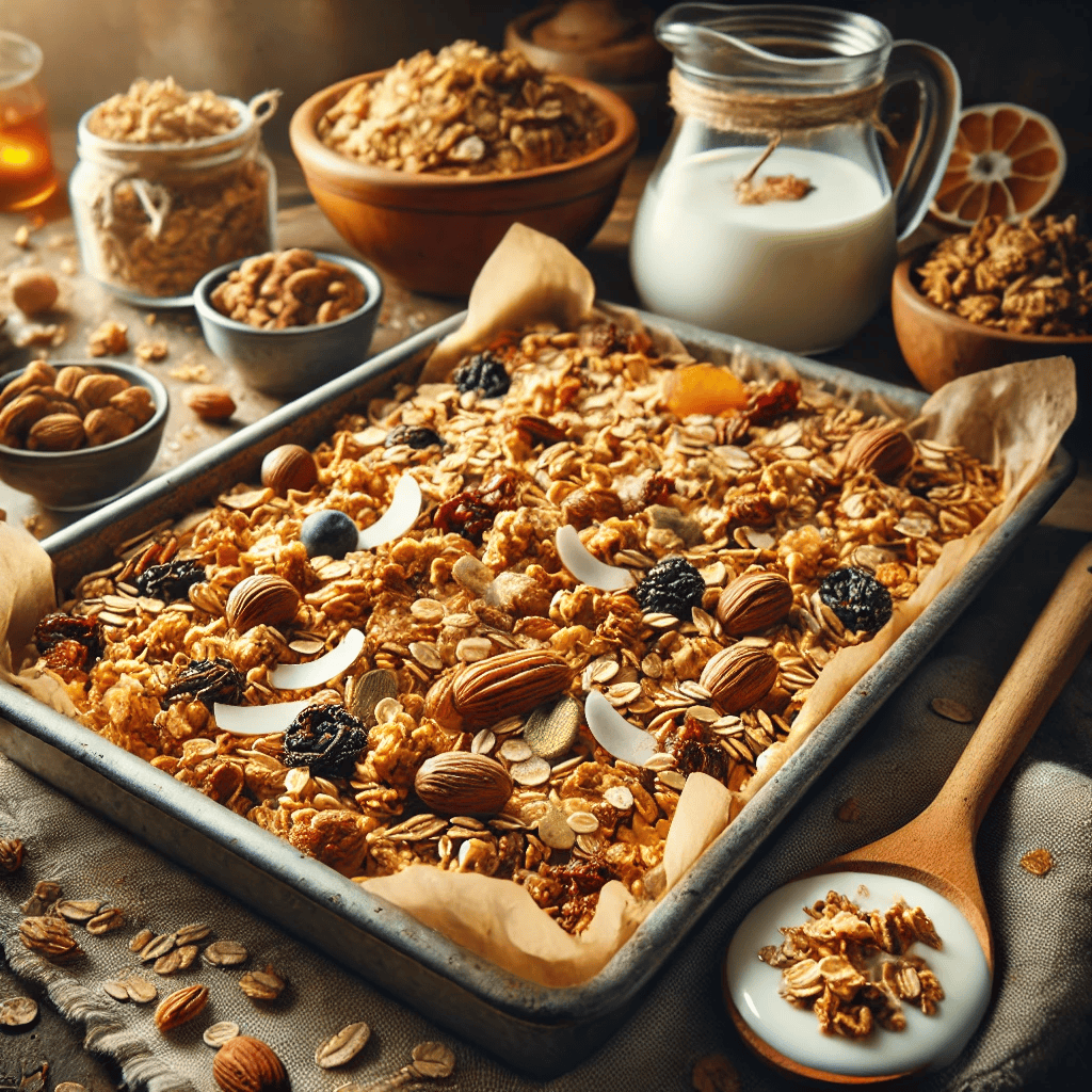 Fırınlanmış Müsli (Ev Yapımı)