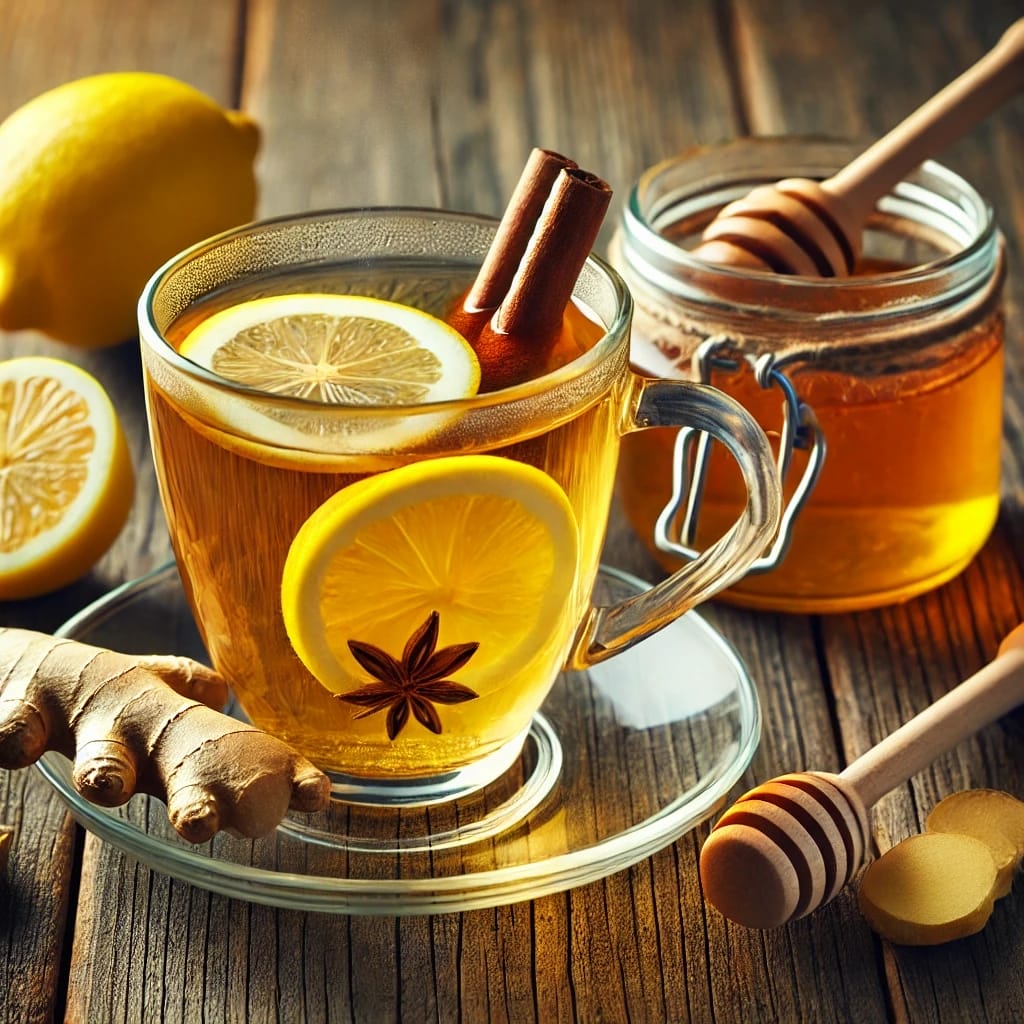 Zencefilli Limonlu Kış Çayı