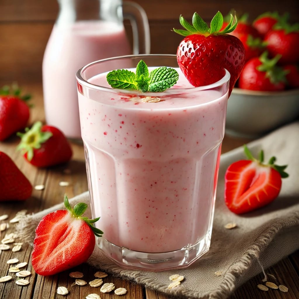 Çilekli Kefir Smoothie