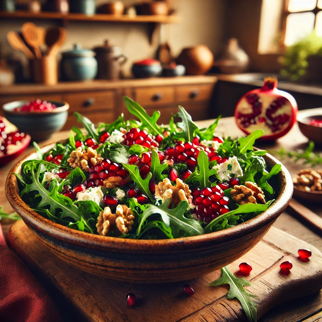 Narlı Roka Salatası