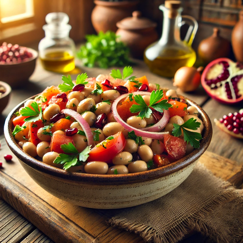 Zeytinyağlı Kuru Börülce Salatası
