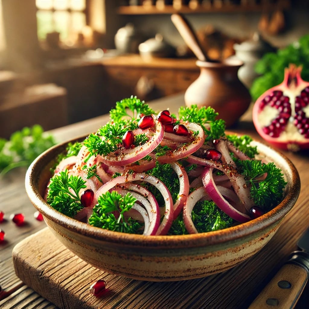 Sumaklı Soğan Salatası
