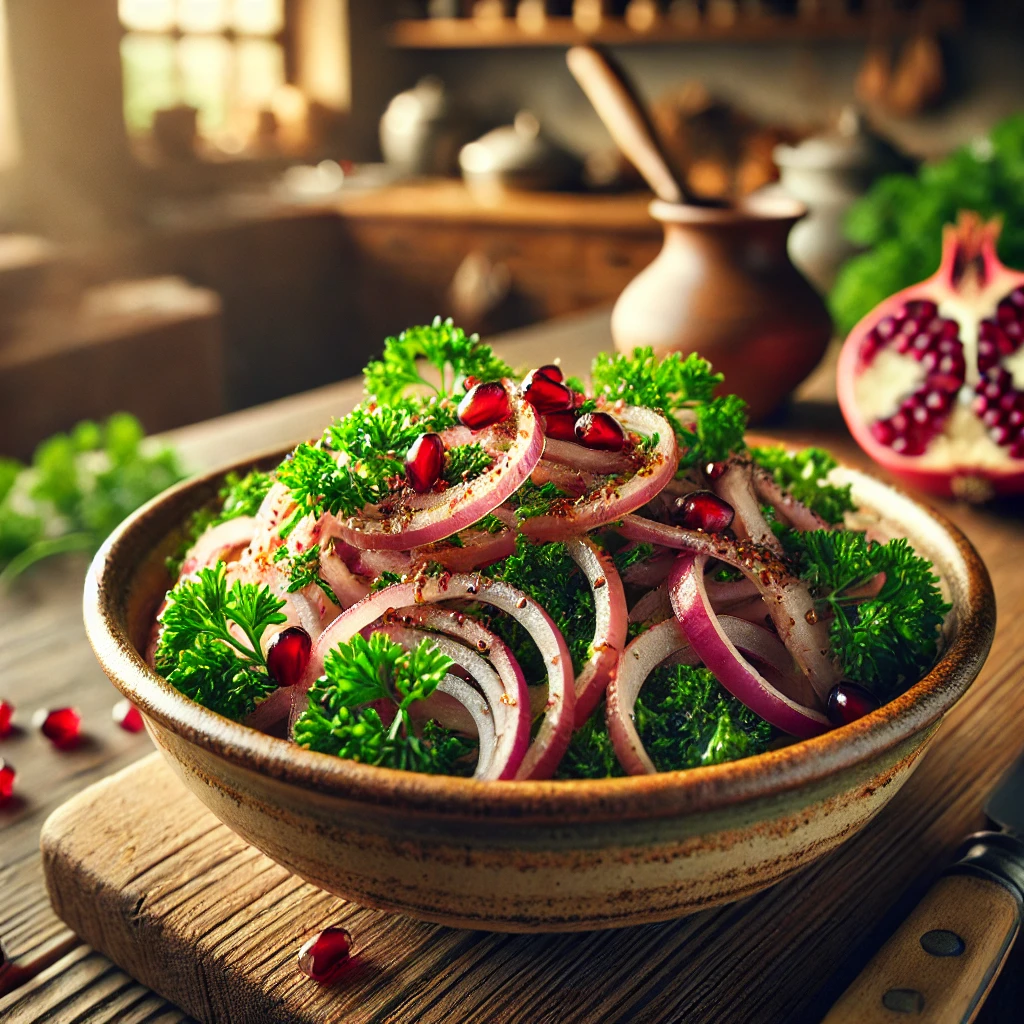 Sumaklı Soğan Salatası