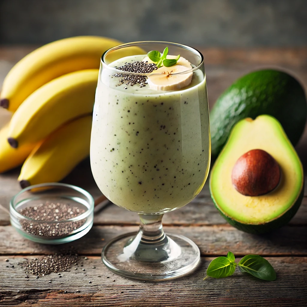 Avokadolu Muzlu Smoothie