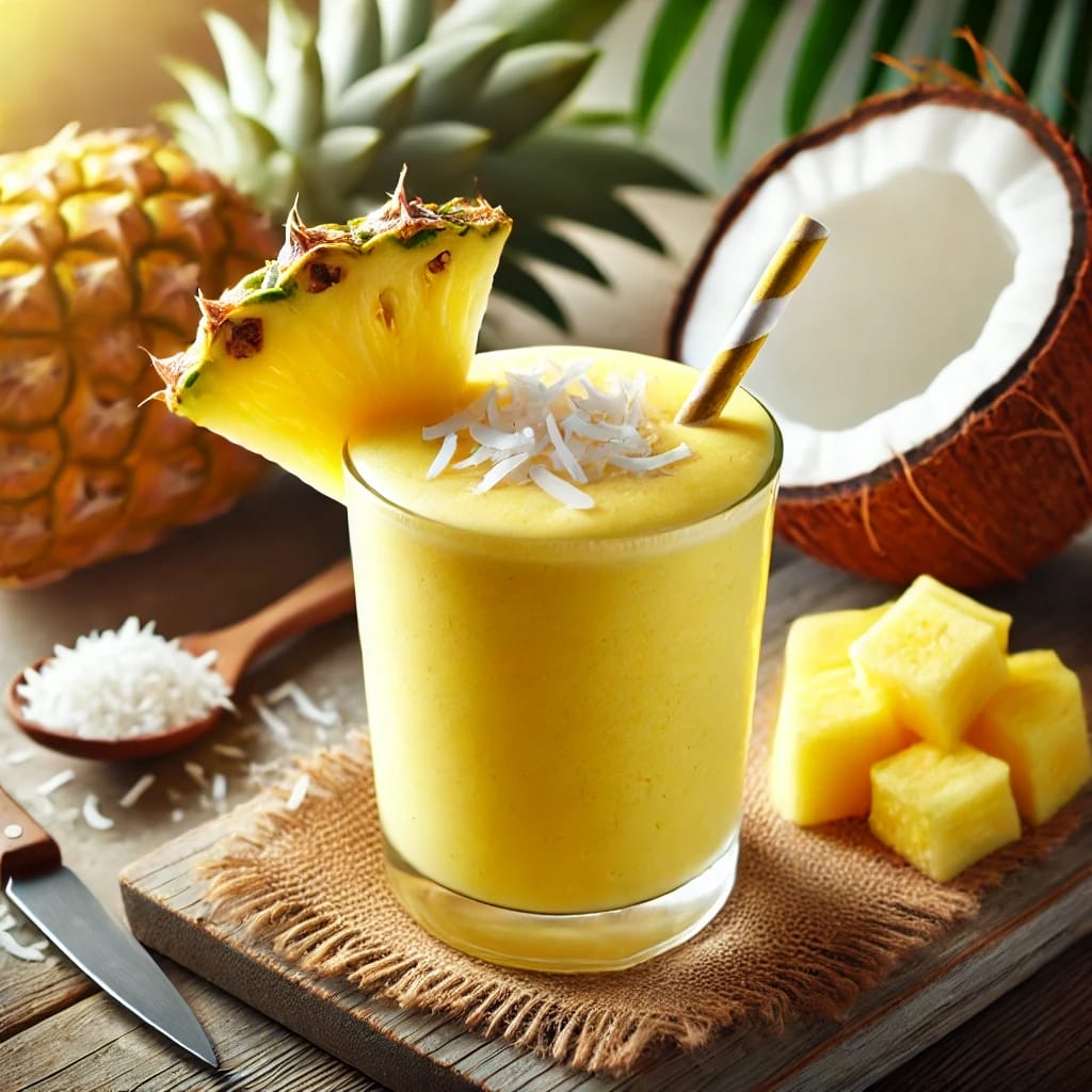 Ananas ve Hindistan Cevizli Smoothie