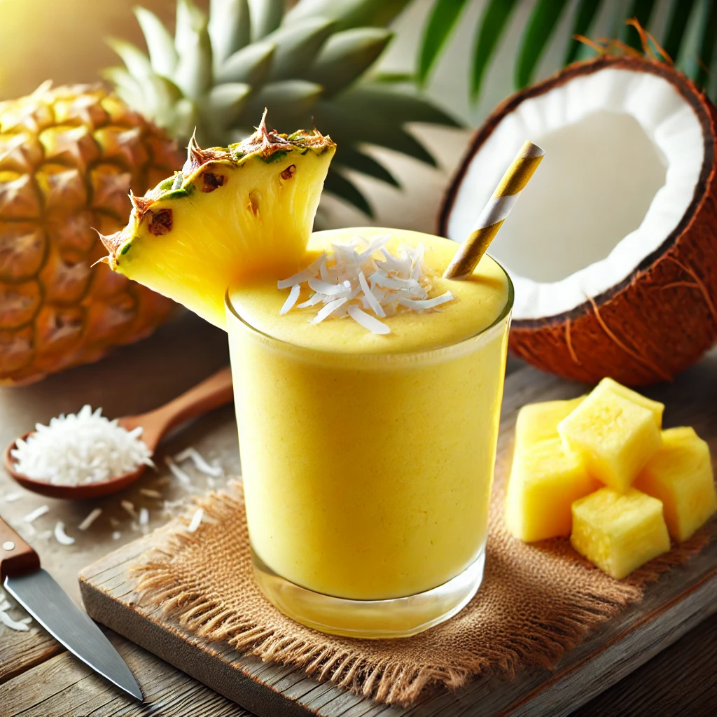 Ananas ve Hindistan Cevizli Smoothie