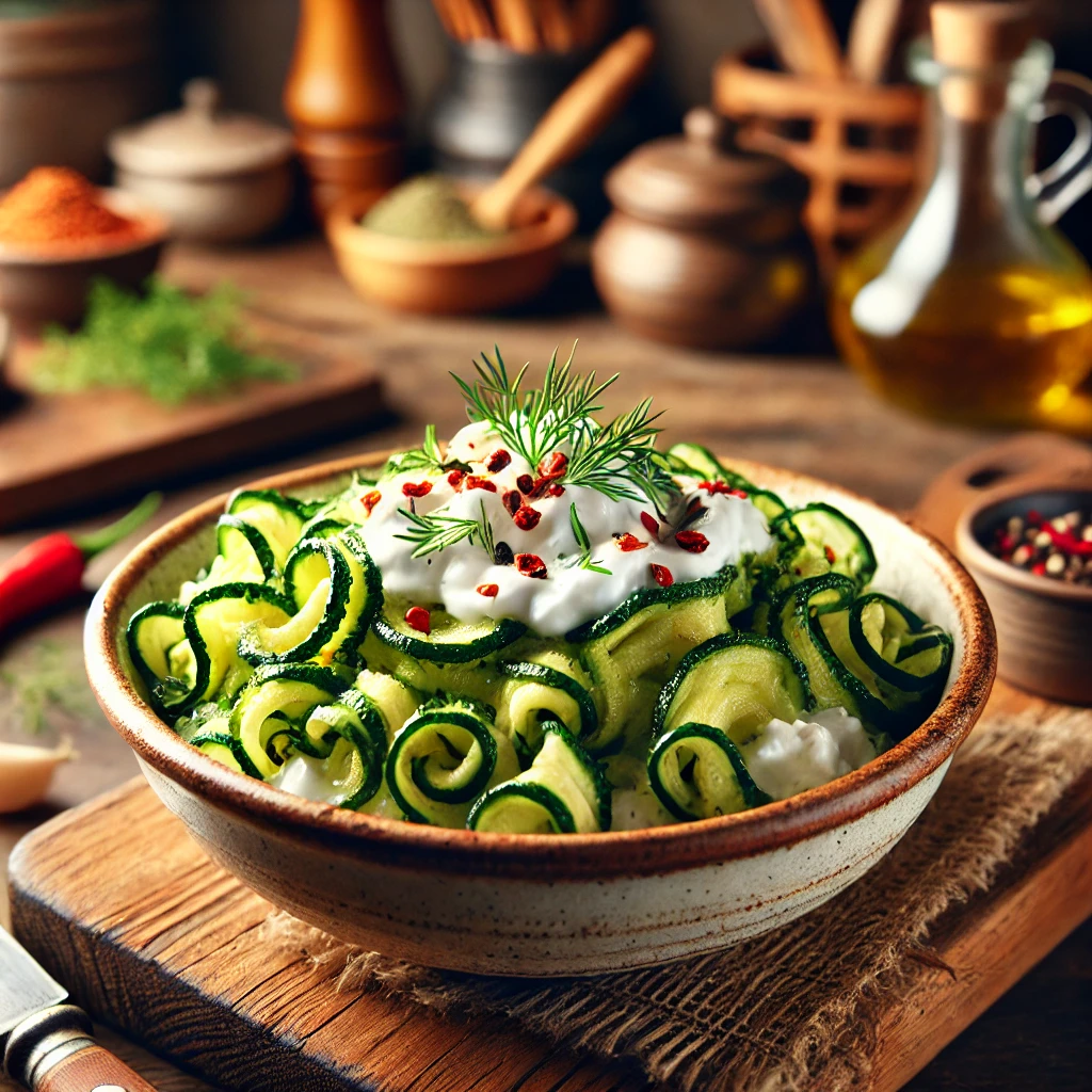 Girit Usulü Kabak Mezesi