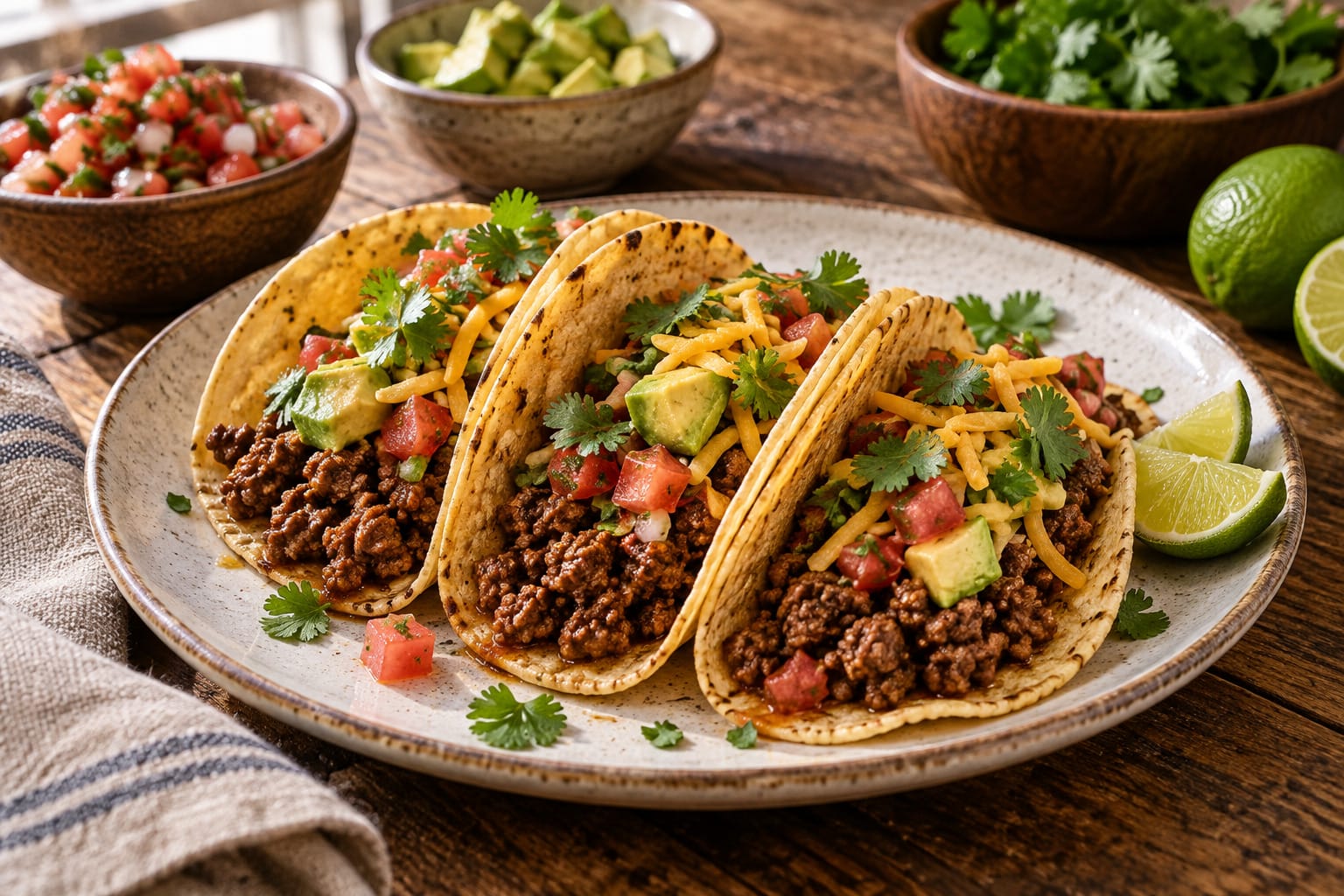 Beef Tacos - Meksika Mutfağı