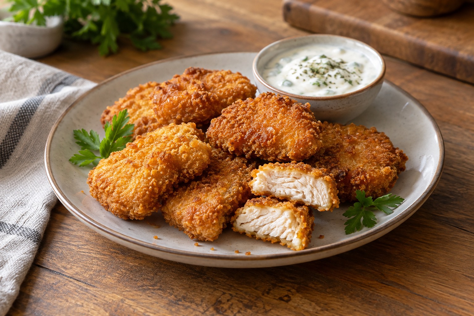 Ev Yapımı Tavuk Nugget