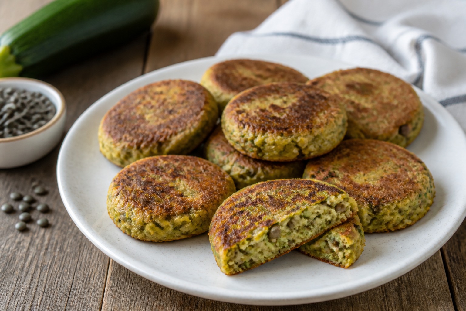 Fırında Kabaklı Mercimek Köftesi