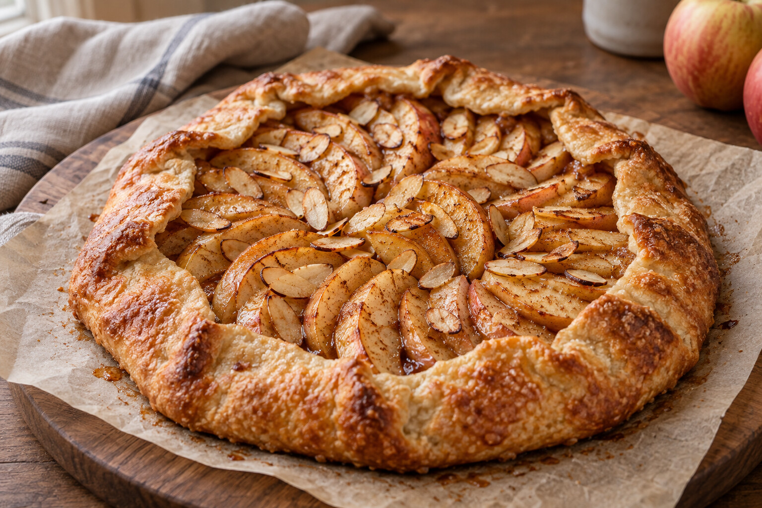 Fransız Usulü Elmalı Galette