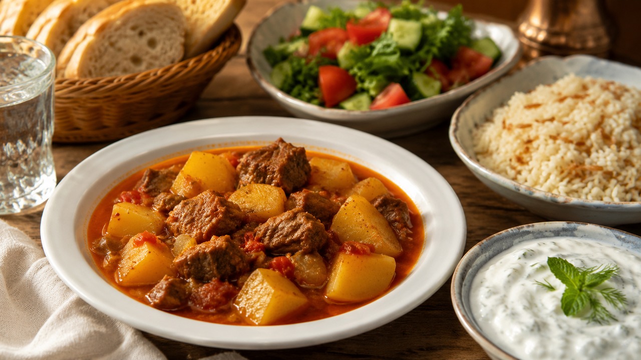 Etli Patates Yemeğinin Yanına Ne Gider?