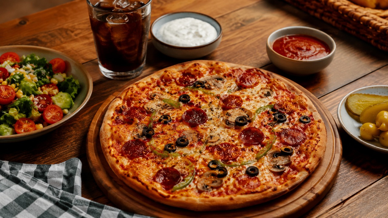 Ev Yapımı Pizzanın Yanına Ne Gider?
