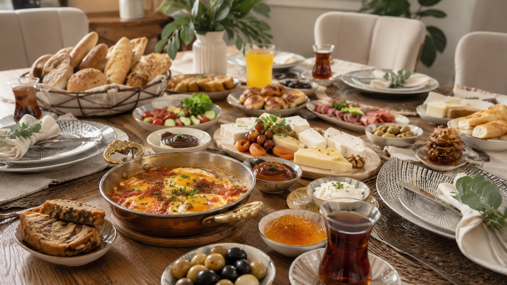 Kahvaltı Misafir Menüsü Önerileri