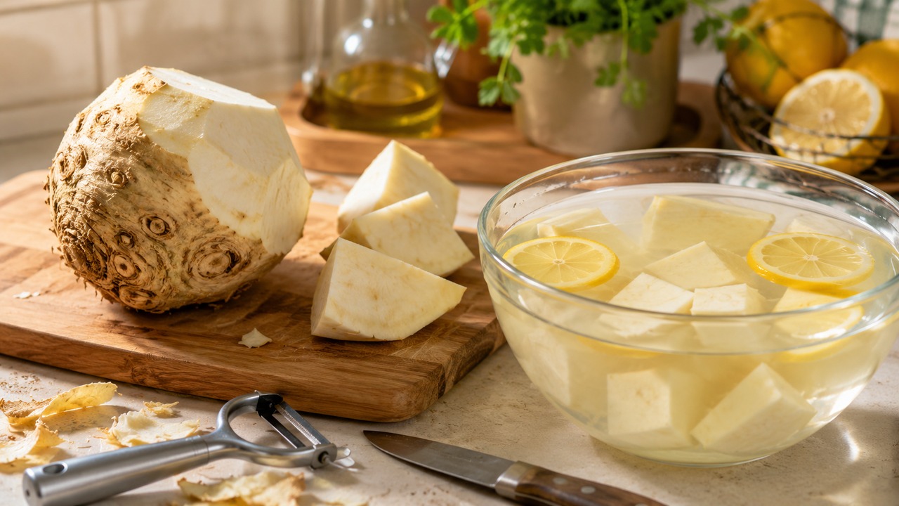 Kereviz Nasıl Soyulur ve Kararmaması İçin Ne Yapılır?